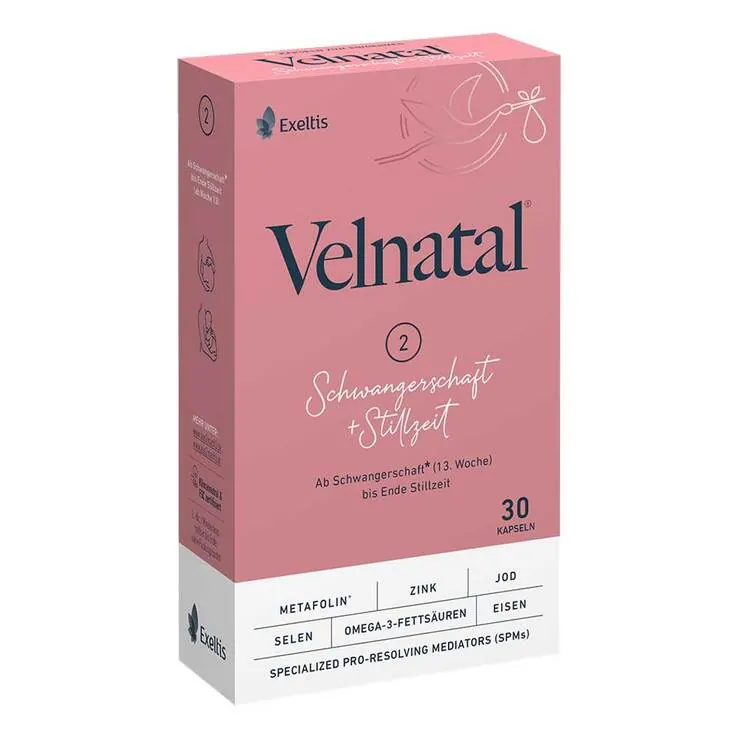 Velnatal Schwangerschaft und Stillzeit Weichkapseln , 30 St