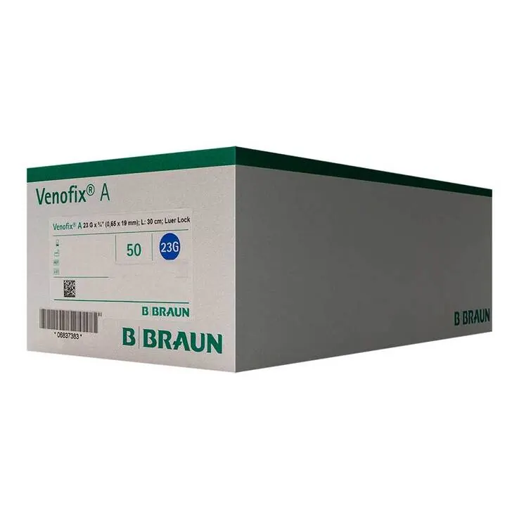 Venofix A Venenpunktionsbest.23 G 0,65 mm blau, 50 St