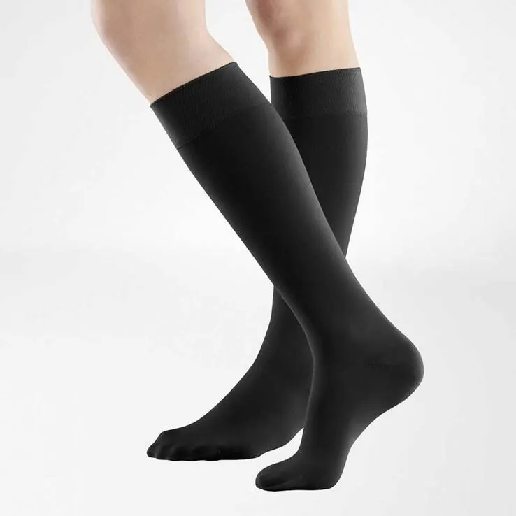 Venotrain soft K2 AD n.long M anthrazit mit Spitze , 2 St