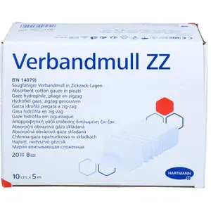 VERBANDMULLHartmann10cmx5mzickzack1St