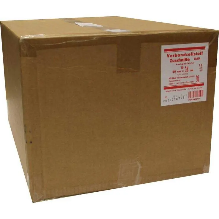 Verbandzellstoff Zuschnitte, 10 kg