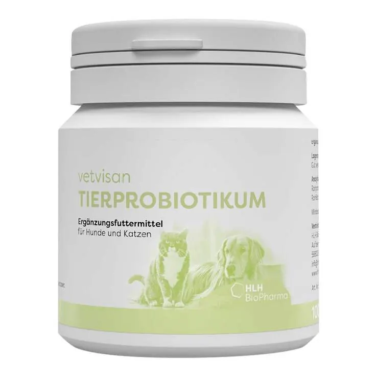 Vetvisan Tierprobiotikum Pulver für Hunde / Katzen, 100 g