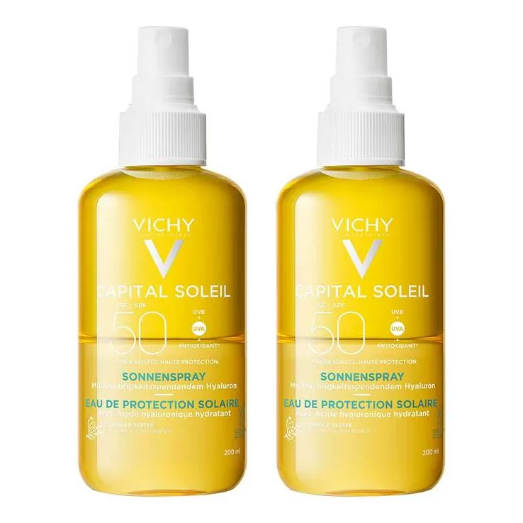 Vichy Capital Soleil Sonnenspray + Hyaluron LSF 50, 2x200 ml
