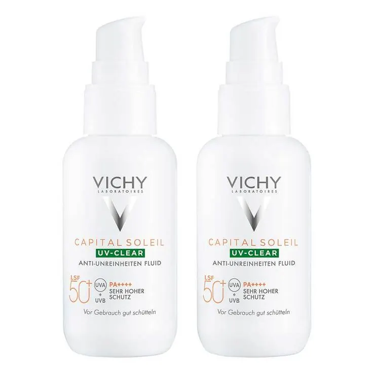 Vichy Capital Soleil UV-Clear LSF 50 + , 2x40 ml