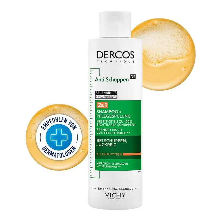 Vichy Dercos Anti-Schuppen 2in1 Shampoo und Conditioner, 200 ml