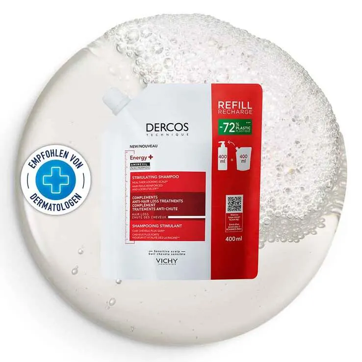 Vichy Dercos Vital Shampoo mit Aminexil, 390 ml