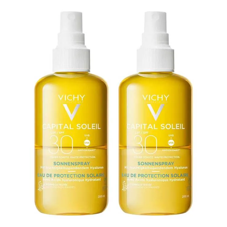 Vichy Ideal Soleil Sonnenspray + Hyaluron LSF 30 , 2x200 ml