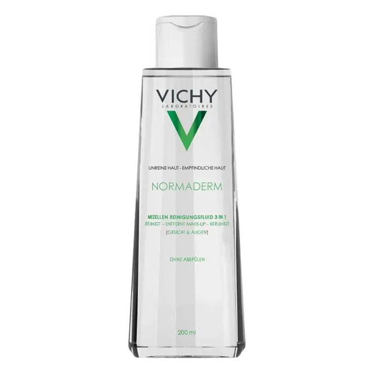 Vichy Normaderm Reinigungsfluid mit Mizellen-Technologie 3in1, 200 ml