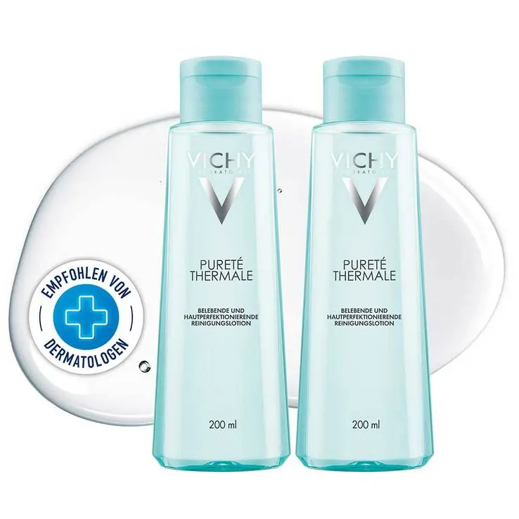 Vichy Purete Thermale Reinigungslotion Doppelpack, 2X200 ml