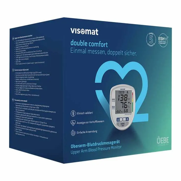 Visomat double comfort Oberarm Blutdruckmessger., 1 St
