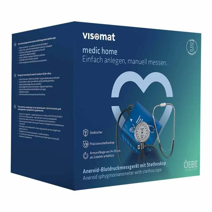 Visomat medic home XXL 43 - 55cm Steth.Blutdruckmessgerät, 1 St