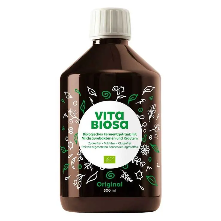 Vita Biosa Milchsäurebakterien Kulturen Saft kbA, 500 ml