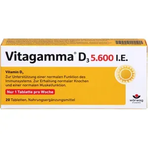 VITAGAMMAD35.600I.E.VitaminD3NEMTabletten20Stück