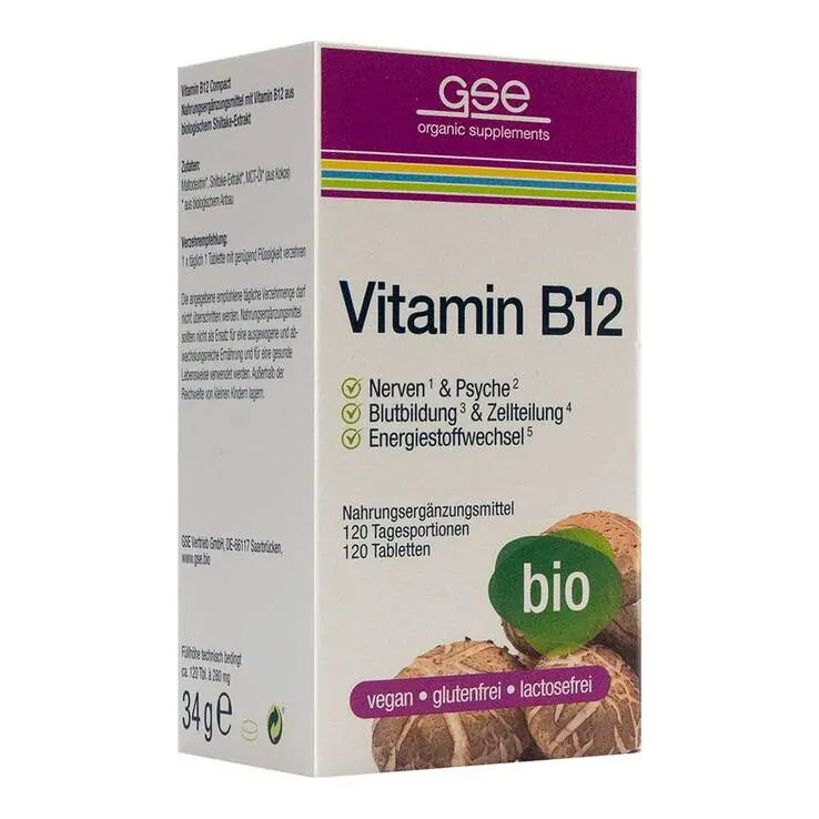 Vitamin B12 Compact Bio Tabletten, 120 St