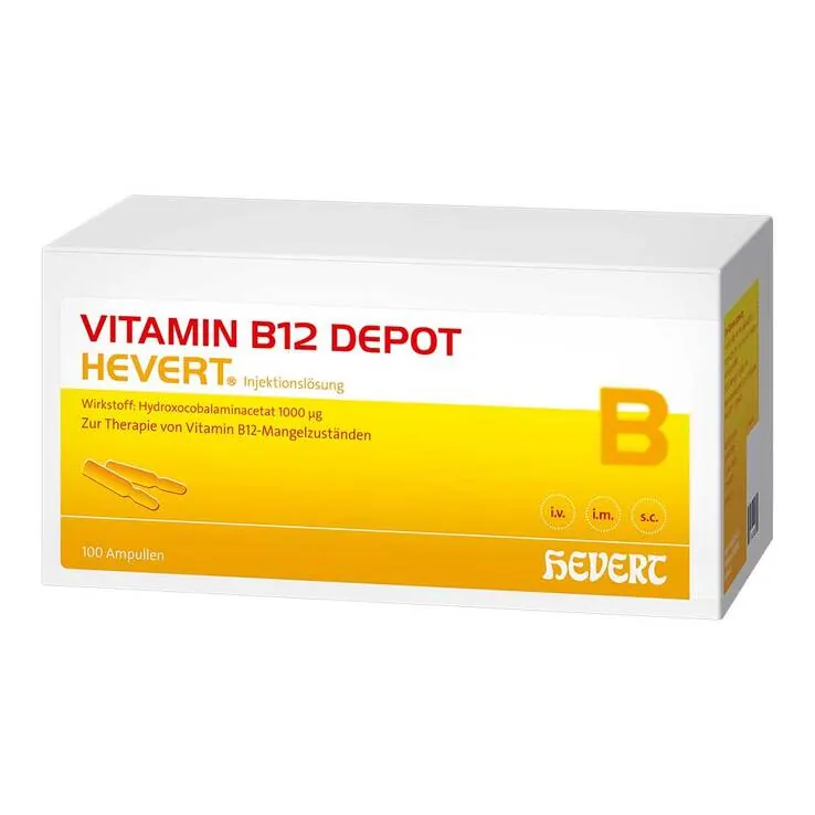 Vitamin B12 Depot Hevert Ampullen, 100X2 ml