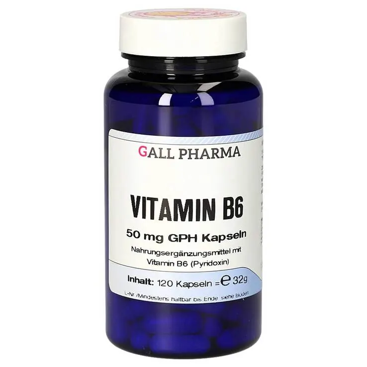 Vitamin B6 50 mg Gph Kapseln, 120 St