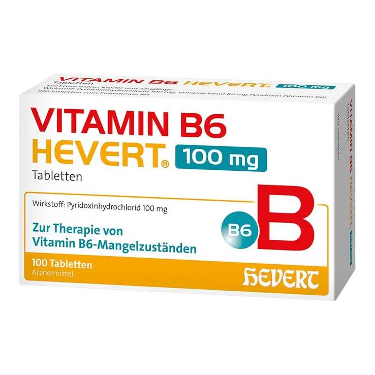 Vitamin B6 Hevert 100 mg Tabletten, 100 St