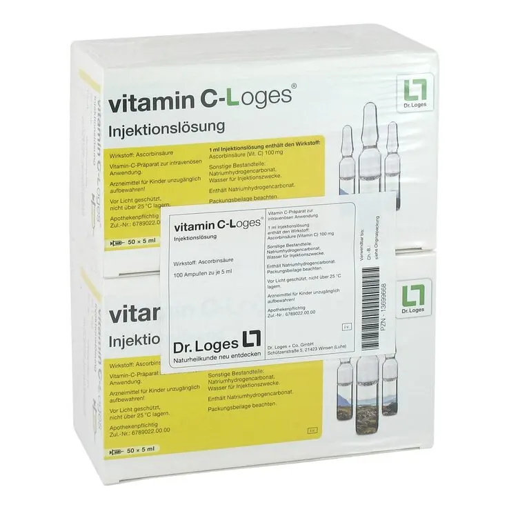 vitamin C-Loges® Injektionslösung, 100X5 ml