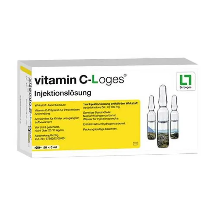 vitamin C-Loges® Injektionslösung, 50X5 ml