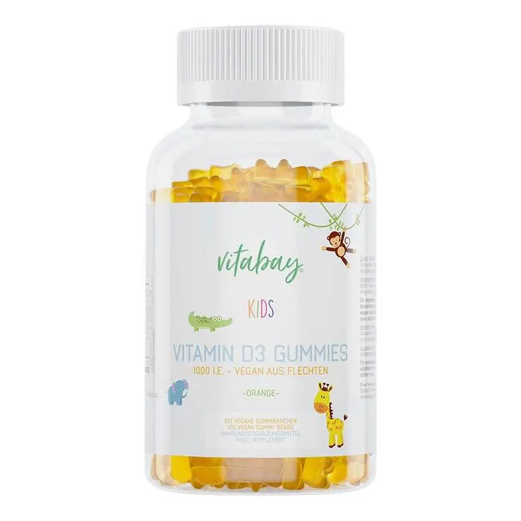 Vitamin D3 1.000 I.E. Fruchtgummis Orange veg.Kids, 120 St