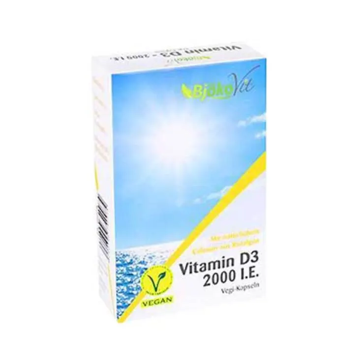 Vitamin D3 2000 I.E. Vegi Kapseln, 60 St