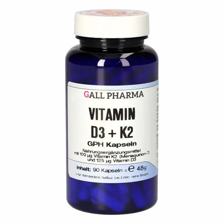 Vitamin D3 + K2 GPH Kapseln, 90 St