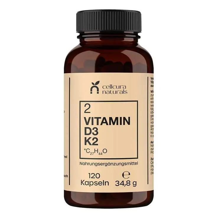 Vitamin D3 + K2 Kapseln, 120 St