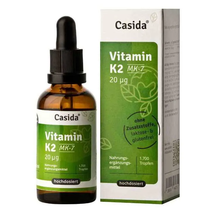 Vitamin K2 Tropfen MK7 vegan, 50 ml