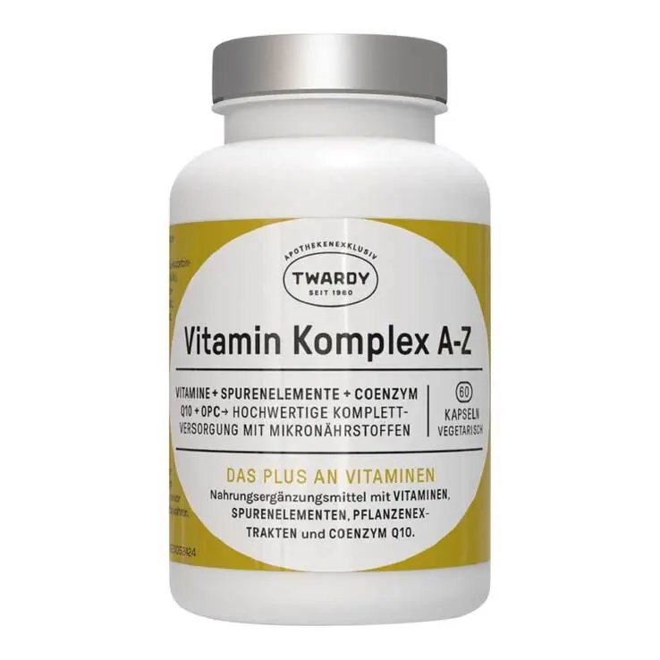 Vitamin Komplex A-Z mit Coenzym Q10 + OPC Kapseln, 60 St