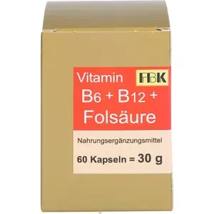 VITAMINB6+B12+FolsäureKapseln60Stück