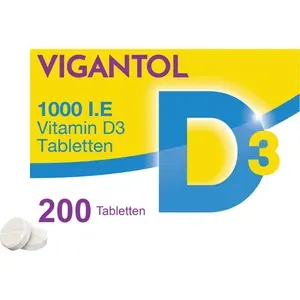 VitaminD3VIGANTOL1.000I.E.VitaminD3Tabletten200St