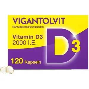 VitaminD3VIGANTOLVIT2000I.E.VitaminD3Weichkapseln120Stück