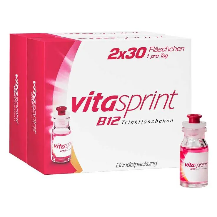 vitasprint B12 Trinkfläschchen mit Vitamin B12, 2X30 St