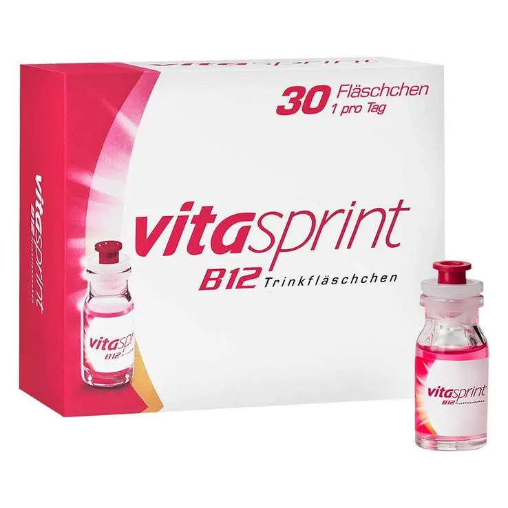 vitasprint B12 Trinkfläschchen mit Vitamin B12, 30 St