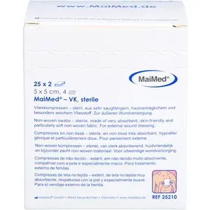VLIESKOMPRESSENsteril5x5cm25X2St