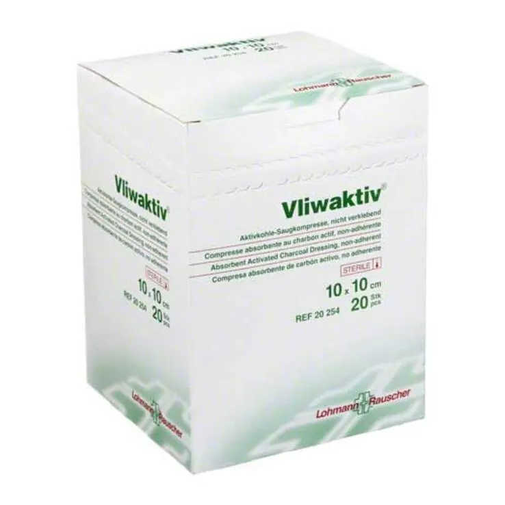 Vliwaktiv 10x10cm steril, 20 St