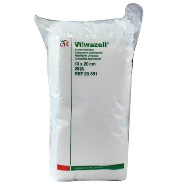Vliwazell Kompressen 10x20cm, 25 St