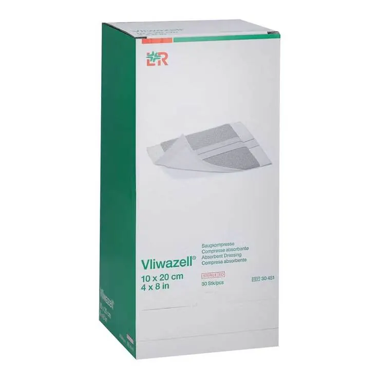 VLIWAZELL Saugkompressen steril 10x20 cm, 30 St