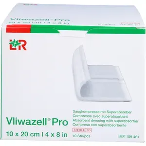 VLIWAZELLProsuperabsorb.Kompr.steril10x20cm10St