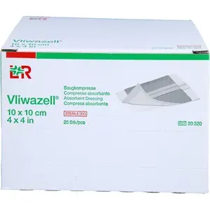 VLIWAZELLSaugkompressensteril10x10cm25St