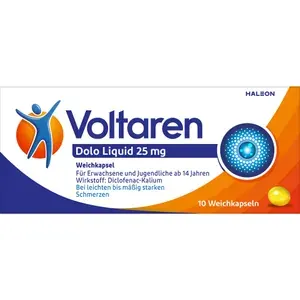 VOLTARENDoloLiquid25mgWeichkapseln10St
