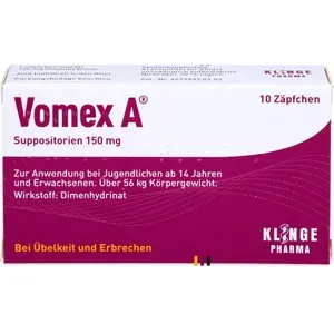 VOMEXA150mgSuppositorien10St