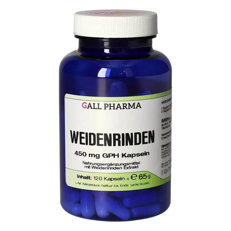 Weidenrinden 450 mg Gph Kapseln, 120 St