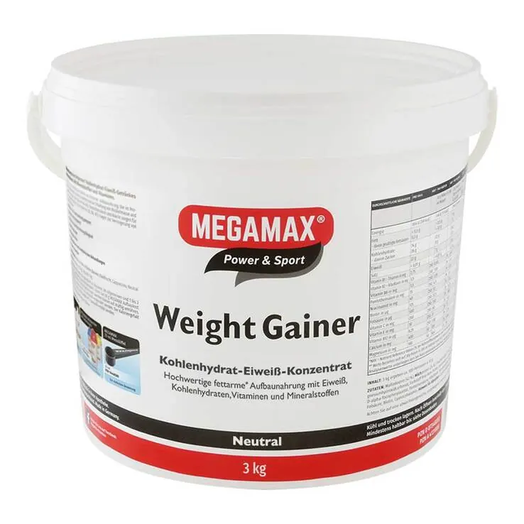 Weight Gainer Megamax Neutral Pulver, 3000 g