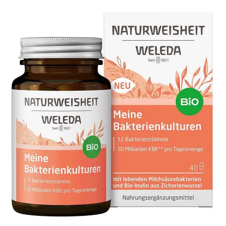 Weleda Naturweisheit Meine Bakterienkulturen Kapseln , 40 St