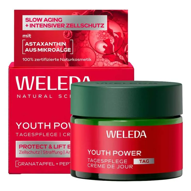Weleda Youth Power Tagespflege Granatapfel, 40 ml