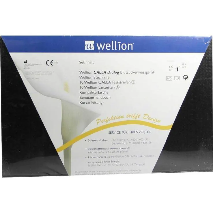 Wellion Calla dialog.Blutzuckermessge.Set mg / dl, 1 P