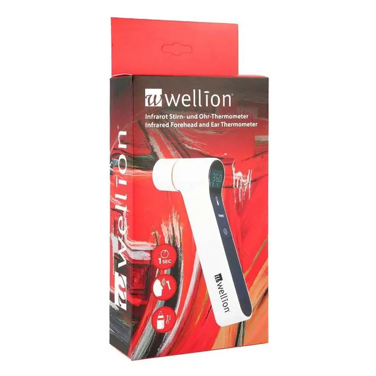 Wellion® Infrarot Stirn- und Ohr-Thermometer, 1 St