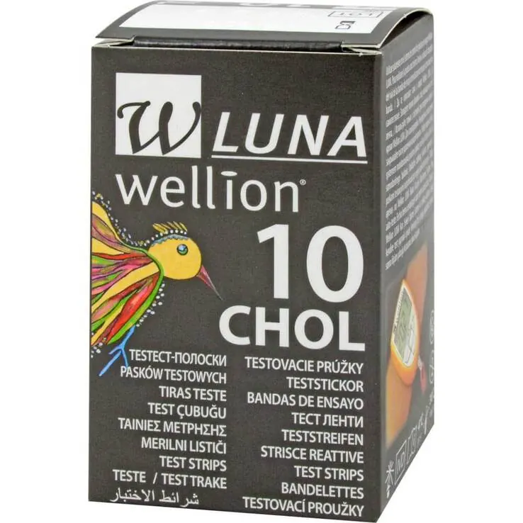 Wellion Luna Cholesterinteststreifen, 10 St
