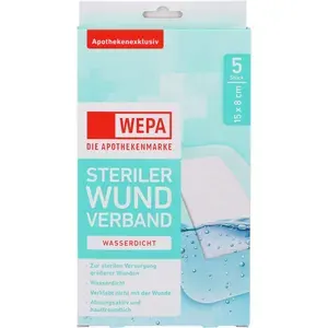 WEPAWundverbandwasserdicht8x15cmsteril5St